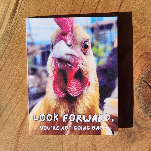 Chicken Quote – Greeting Card - Image 2