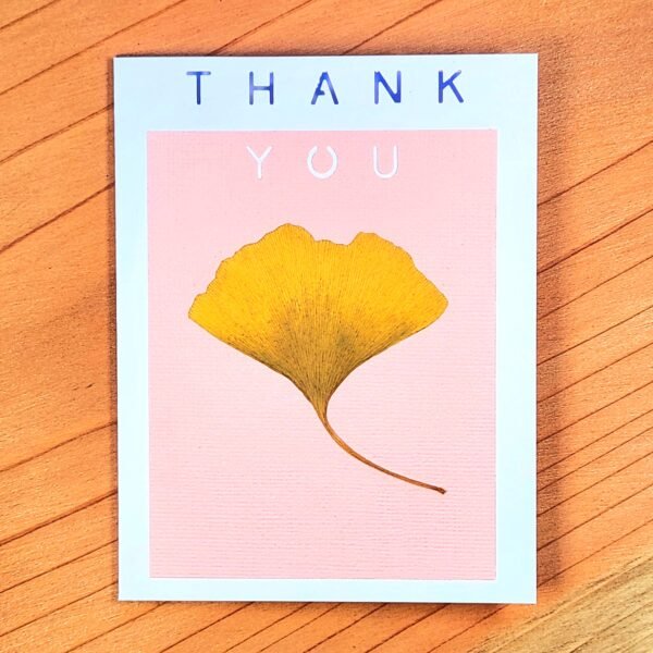 Ginkgo Leaf – Greeting Card