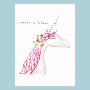 Unicorn – Greeting Card