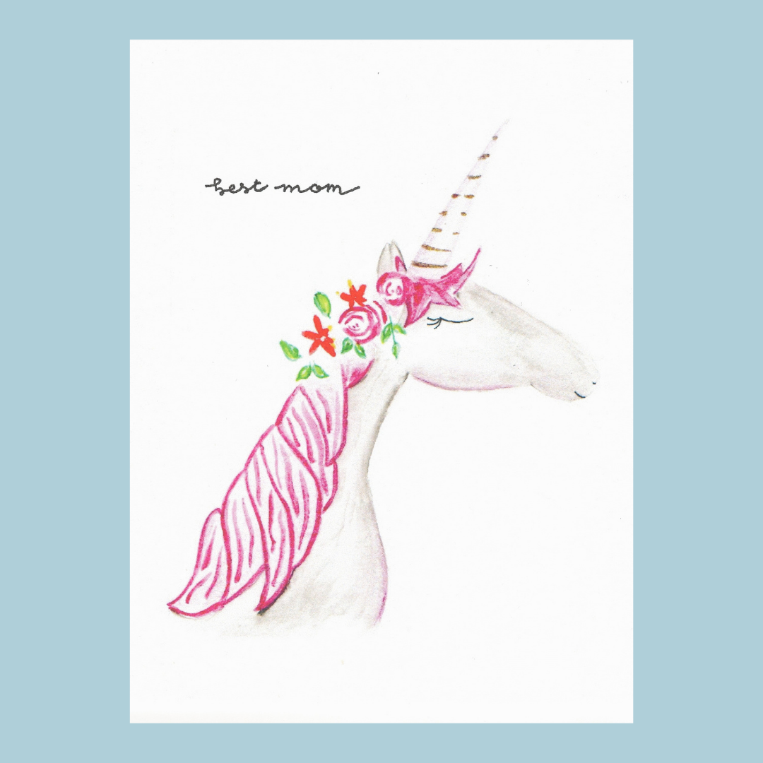 Unicorn – Greeting Card