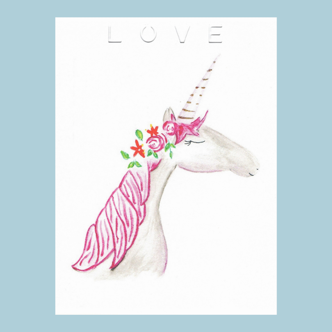 Unicorn – Greeting Card