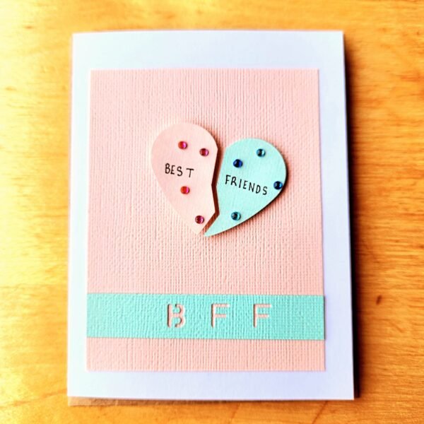 BFF Heart – Greeting Card