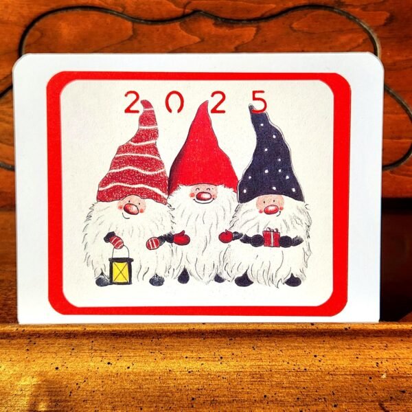 Christmas Gnomes – Greeting Card