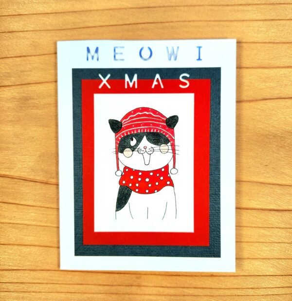 Christmas Cat – Greeting Card