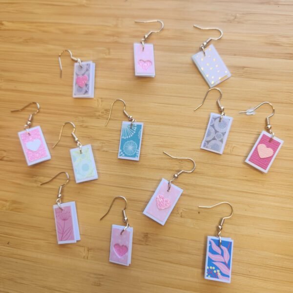 Mini Paper Earrings - Image 3