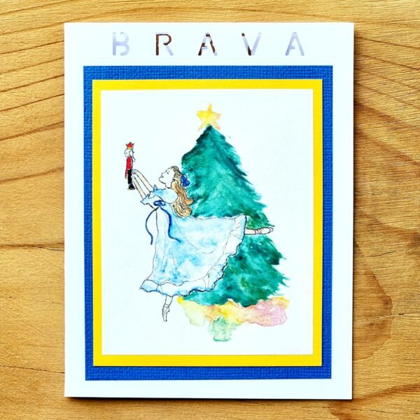 Clara and Nutcracker – Greeting Card - Image 2