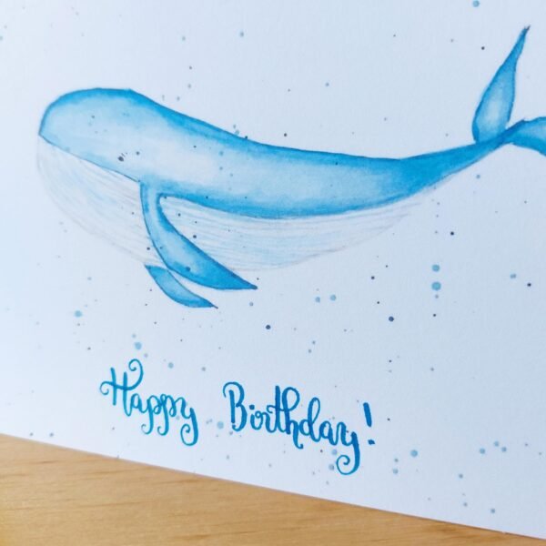 Blue Whale - Greeting Card - Image 4
