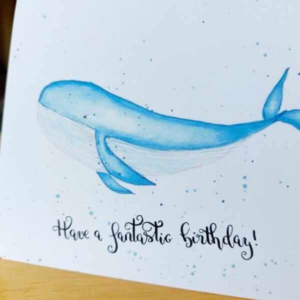 Blue Whale - Greeting Card - Image 5