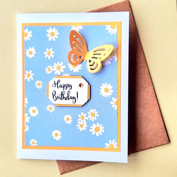 Floral Butterfly – Greeting Card