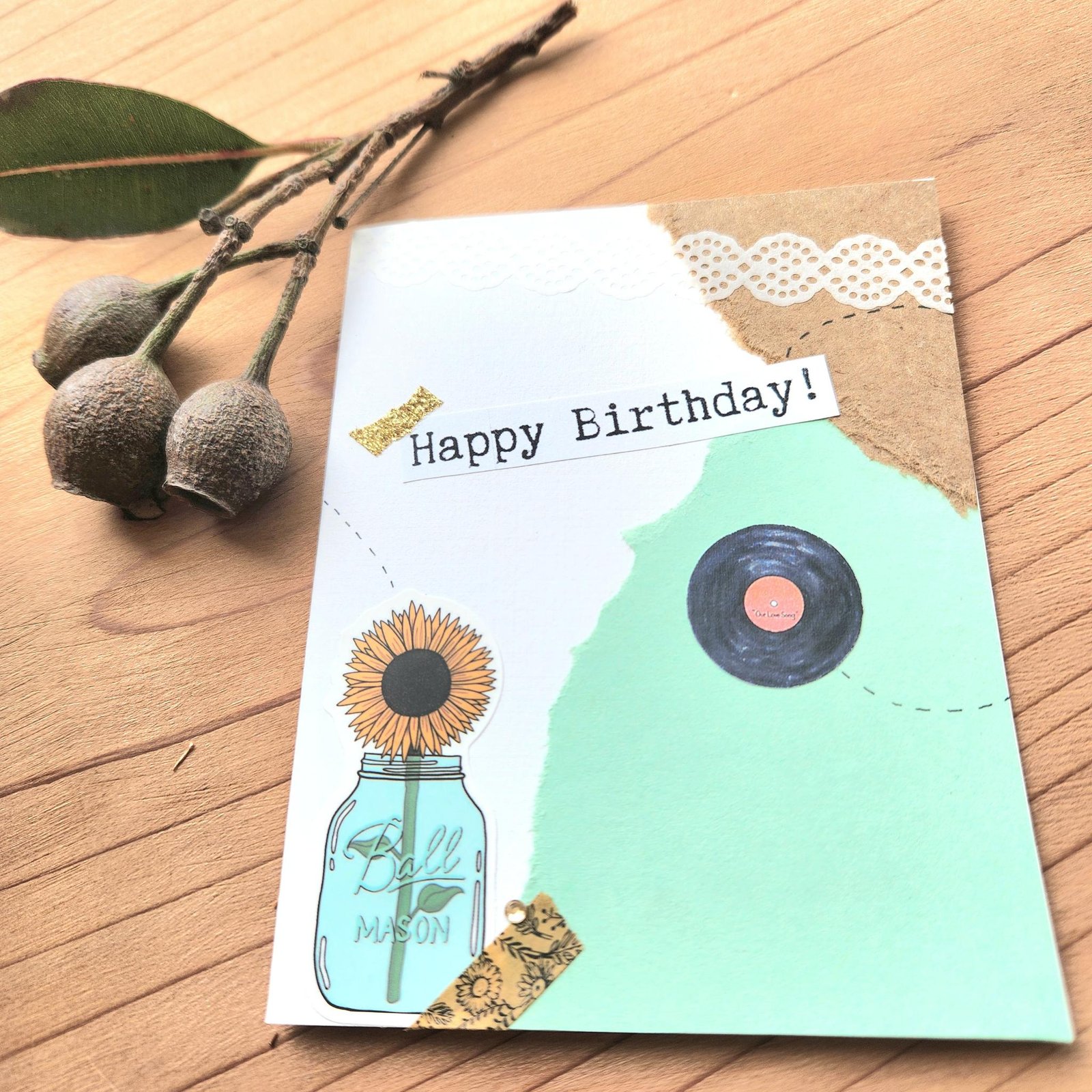 scrapbooking birthday card