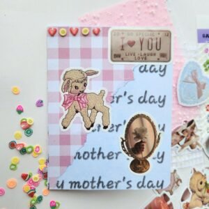mother's day card scrapbooking