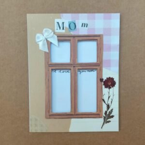 mother's day card scrapbooking