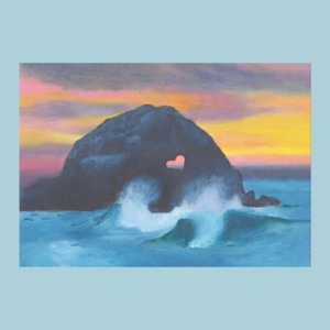 Seal Rocks – Greeting Card