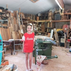 Just a real workshop, with real tools, and real work.