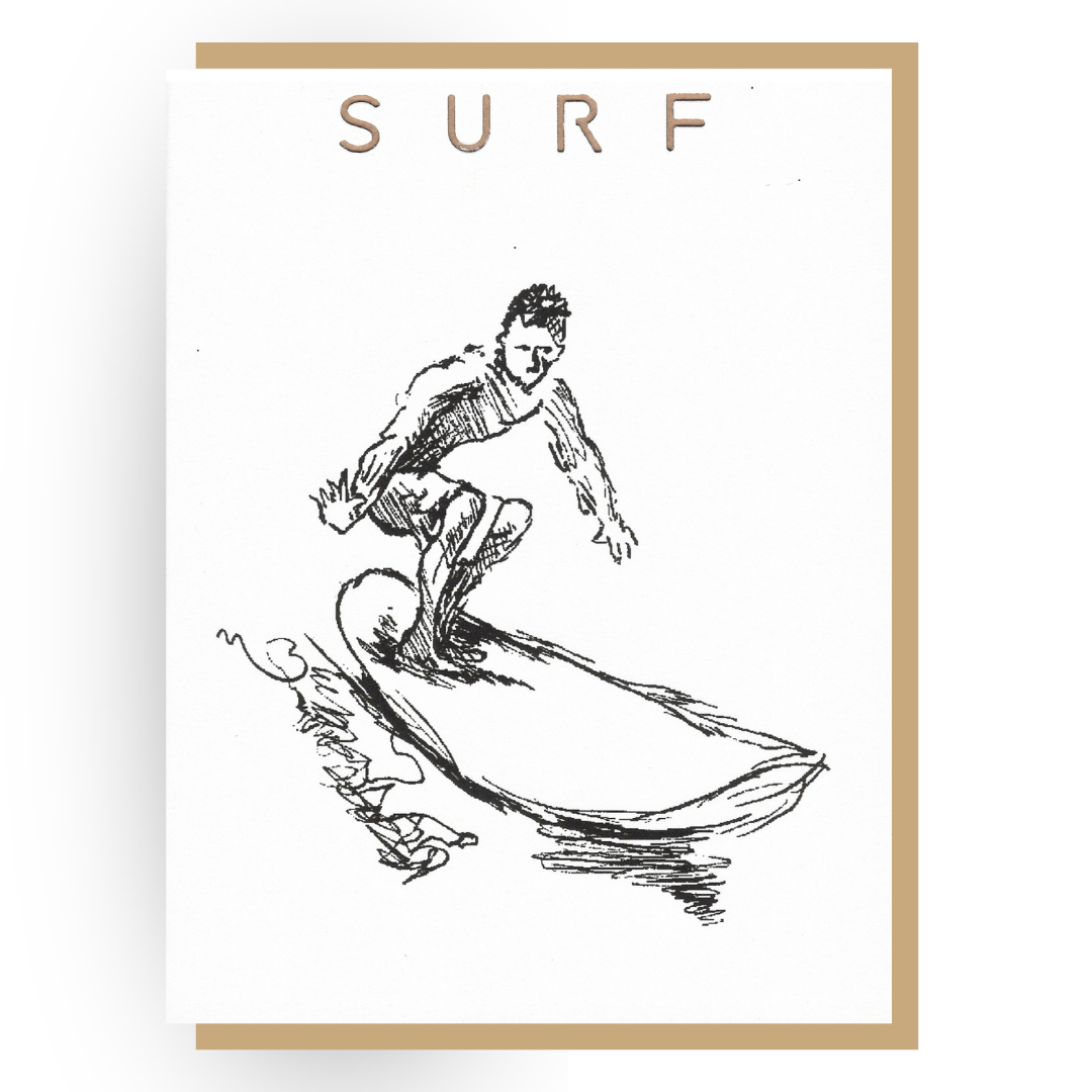 Surf II – Greeting Card