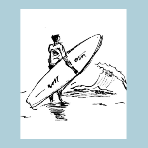 Surf I – Greeting Card