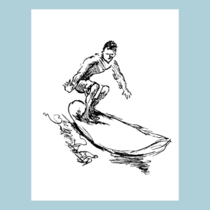 Surf II – Greeting Card