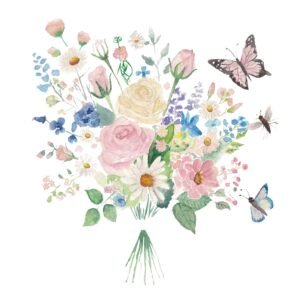 bouquet greeting card