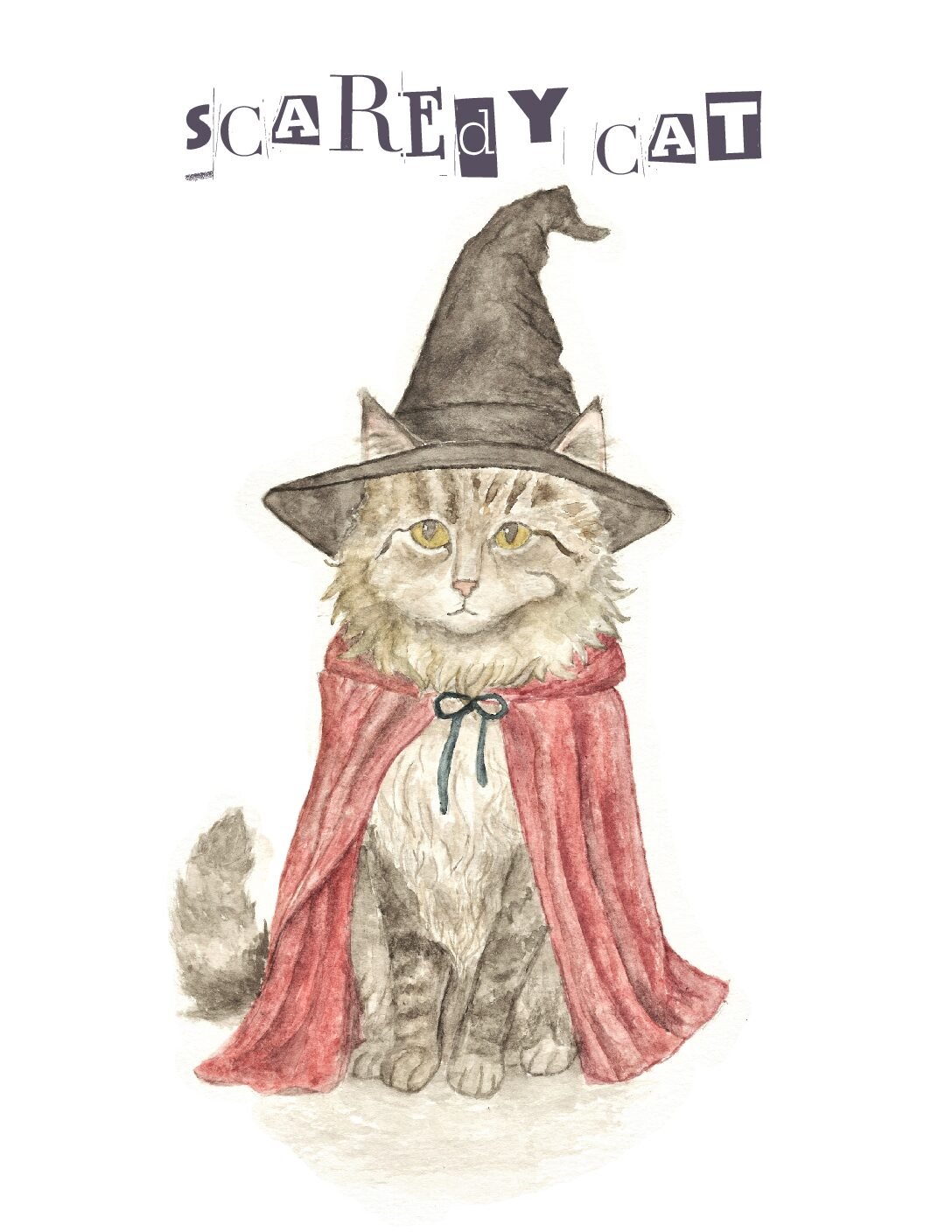 Halloween Cat — Free Printable Download