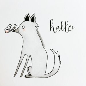 dog greeting card