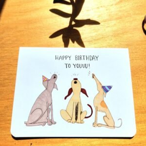 birthday card dog