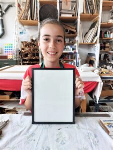 Proud of my black frame, glad for that time with Adeline