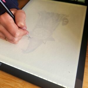 light box Halloween card