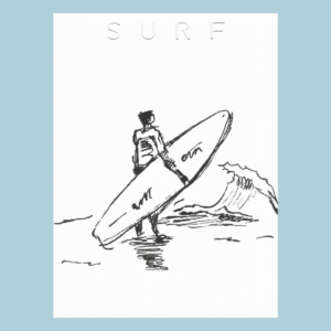 Surf I – Greeting Card