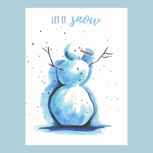 Let It Snow — Christmas Card