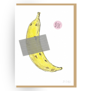 Banana Art – Greeting Card