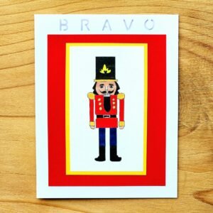 Nutcracker greeting card