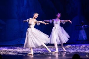 nutcracker Snowflakes in the Winter Forest