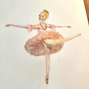 Sugar Plum Fairy watercolor