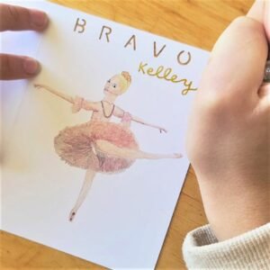 ballet greeting card