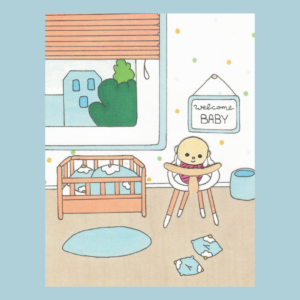 Welcome Baby Room – Greeting Card