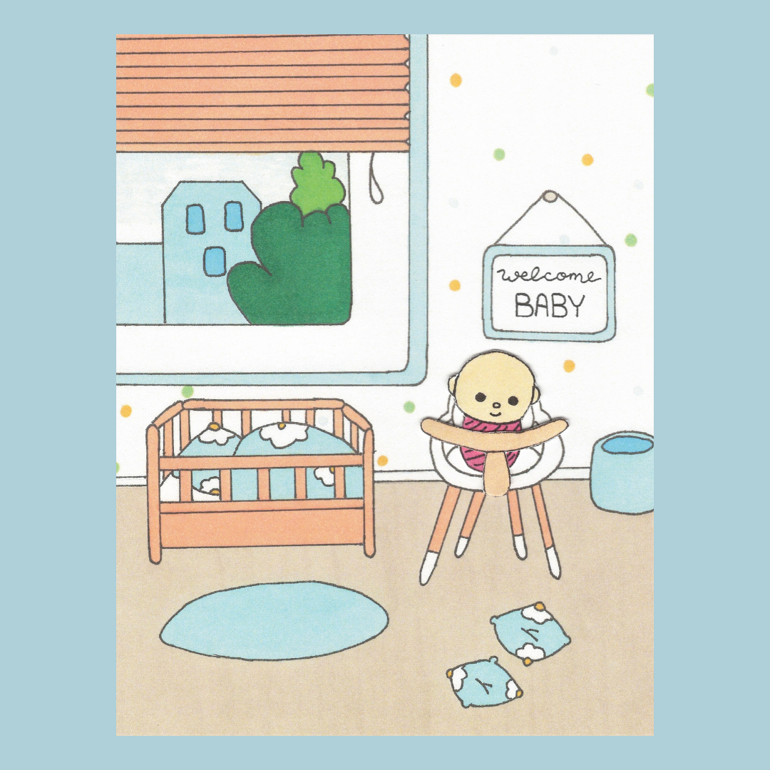 Welcome Baby Room – Greeting Card