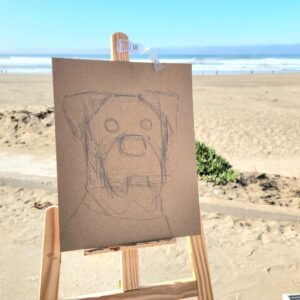 pet portrait street art san francisco