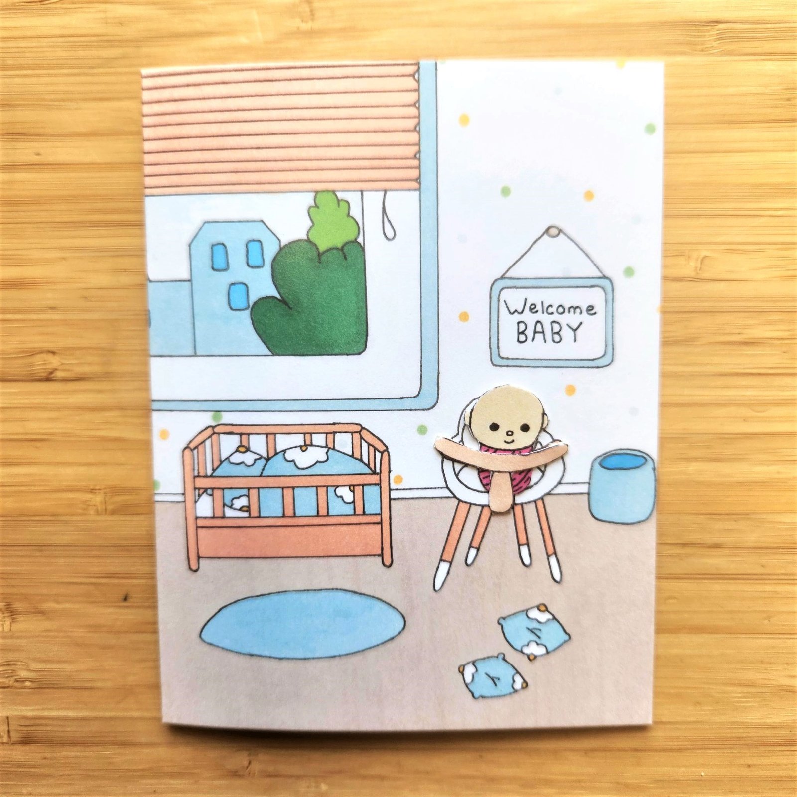 welcome baby card