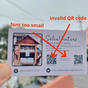 business card soliaventure