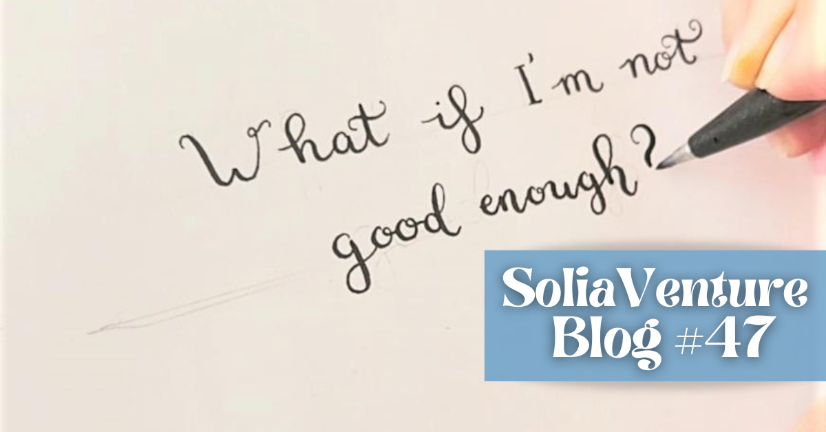 What if I'm not good enough? (teaching calligraphy)
