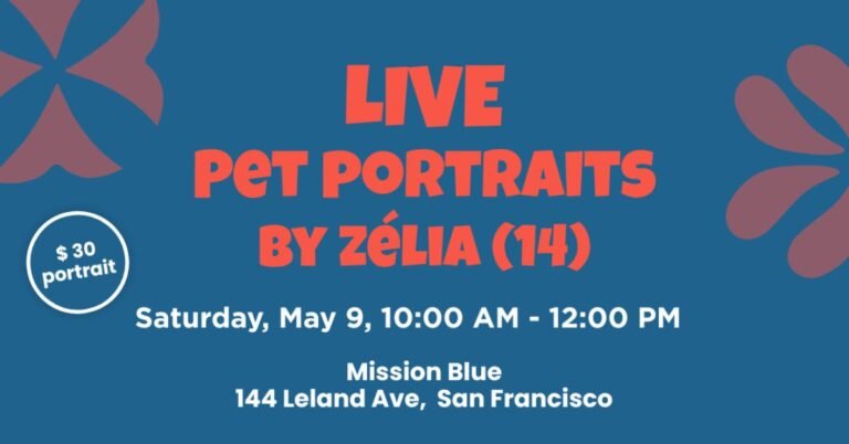 Live Pet Portraits by Zélia