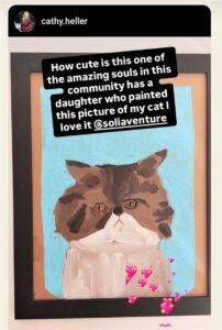 cat portrait zelartsf