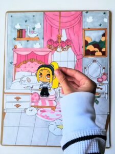 paper craft bedroom