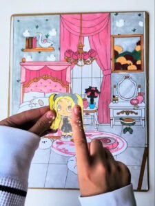toca boca paper bedroom