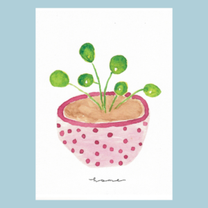 Polka Dot Plant – Greeting Card