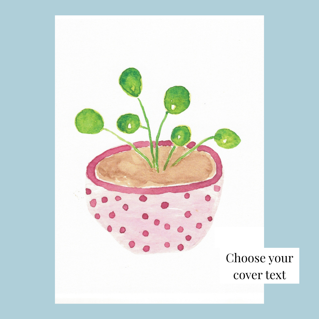 Polka Dot Plant – Greeting Card