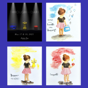 dance greeting cards petits pas