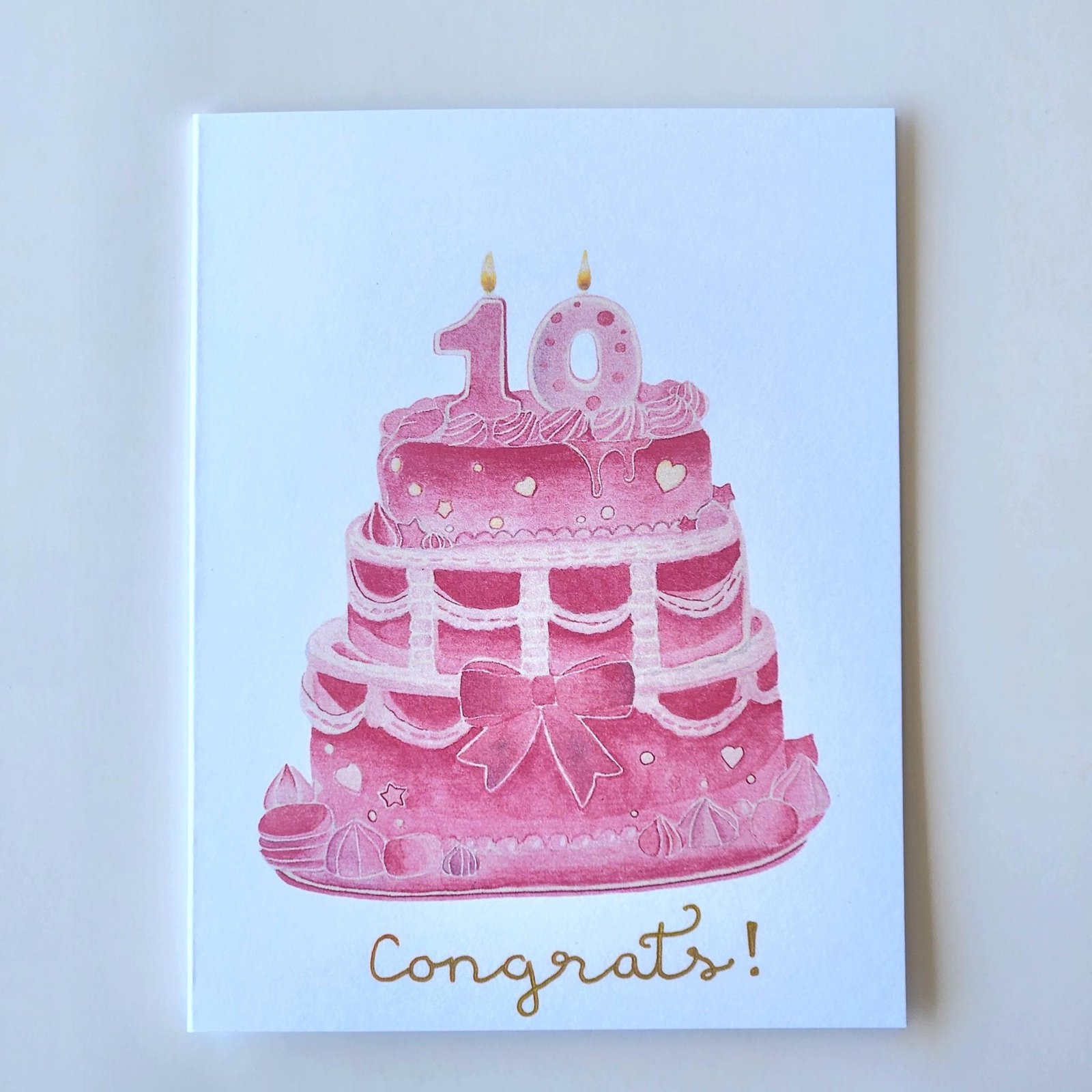 10th Celebration – Greeting Card