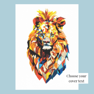 Geometric Lion – Greeting Card Geometric Lion – Greeting Card