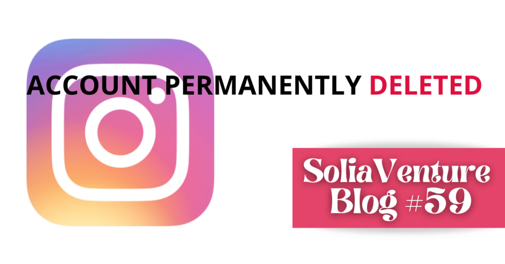 Instagram permanently suspended our account